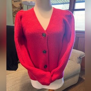 Vince Camuto size Medium Pink cardigan